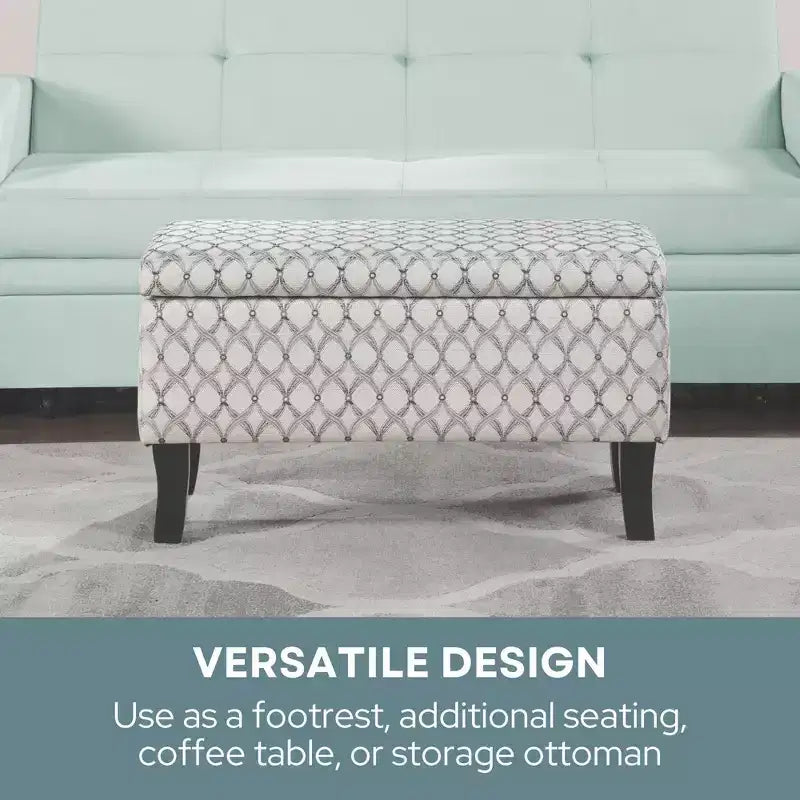 Pouf de rangement Designs4Comfort Winslow - Breighton Home