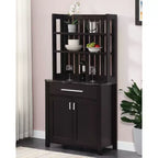 Bar à vin Sawyer avec armoire - Breighton Home