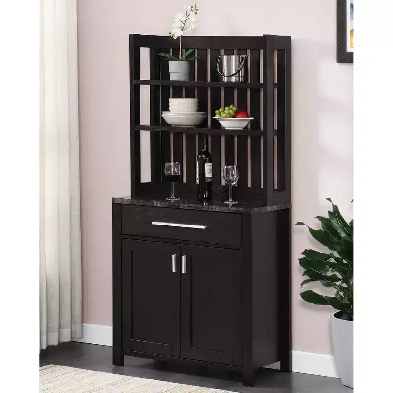 Bar à vin Sawyer avec armoire - Breighton Home