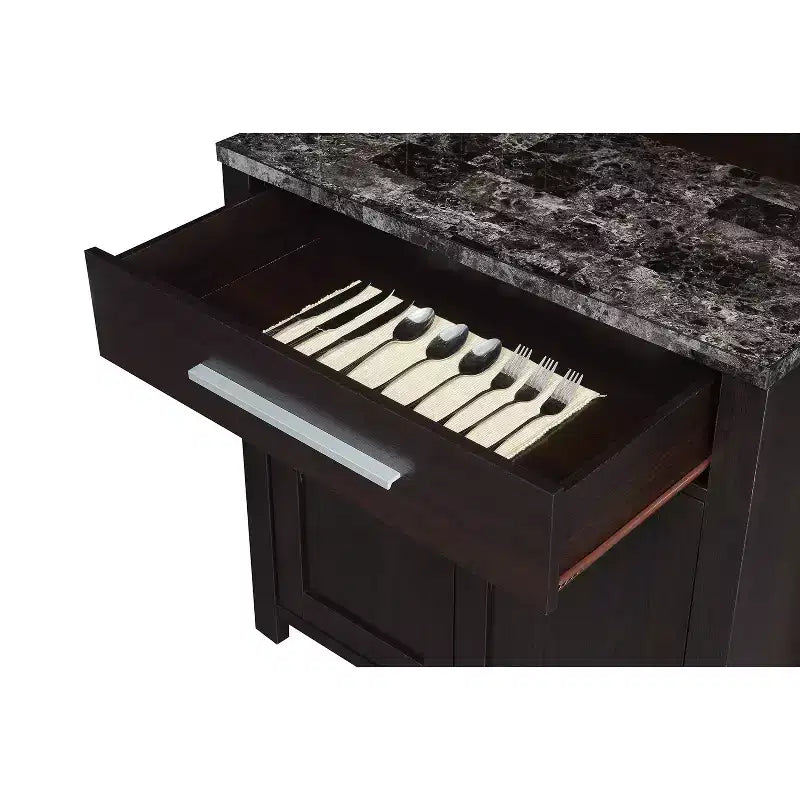 Bar à vin Sawyer avec armoire - Breighton Home