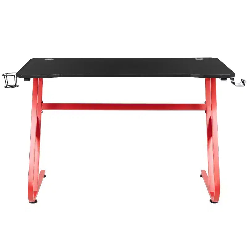 Bureau gaming ergonomique Flash Furniture avec porte-gobelet et crochet pour casque