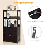 Meuble de Rangement Salle de Bain Costway avec Tiroir Étagère Armoire Meuble Bas