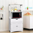 Meuble de Rangement Salle de Bain Costway avec Tiroir Étagère Armoire Meuble Bas