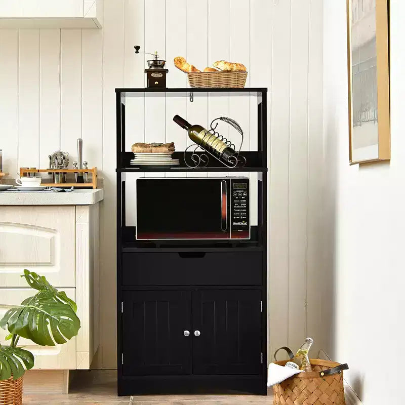 Meuble de Rangement Salle de Bain Costway avec Tiroir Étagère Armoire Meuble Bas