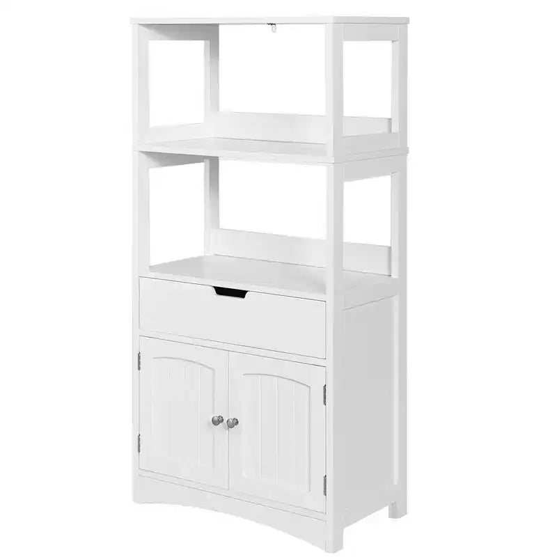 Meuble de Rangement Salle de Bain Costway avec Tiroir Étagère Armoire Meuble Bas