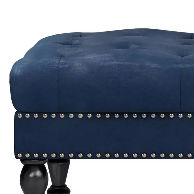 Banc Ottoman capitonné Donovan - WyndenHall