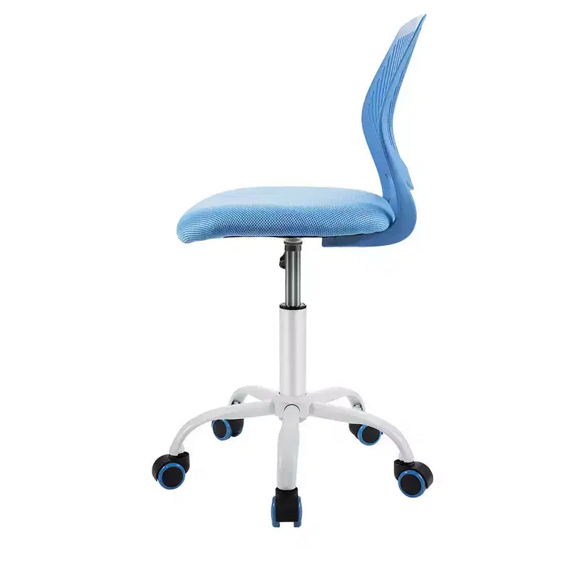 Chaise de bureau ergonomique pivotante pour enfants Costway en maille, réglable en hauteur, rose/bleu/turquoise/violet/gris/vert clair
