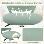 Chaise de bureau ergonomique pivotante pour enfants Costway en maille, réglable en hauteur, rose/bleu/turquoise/violet/gris/vert clair