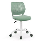 Chaise de bureau ergonomique pivotante pour enfants Costway en maille, réglable en hauteur, rose/bleu/turquoise/violet/gris/vert clair