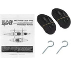 Sangle de rangement pour kayak double Leisure Sports – Capacité de 45 kg, noir