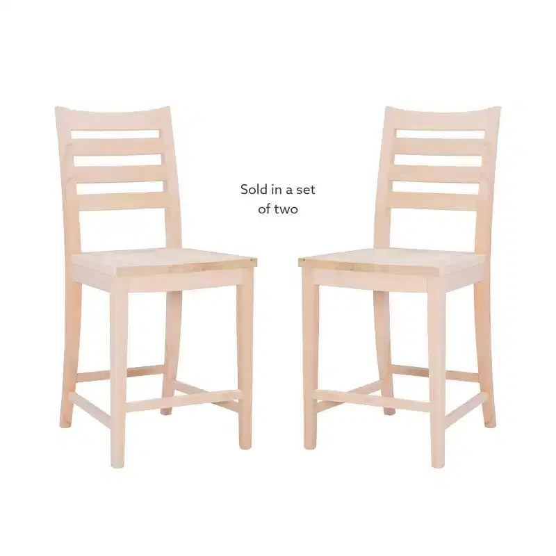 Lot de 2 tabourets de bar hauteur comptoir Flynn - Linon