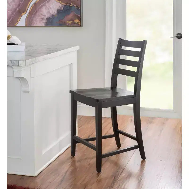 Lot de 2 tabourets de bar hauteur comptoir Flynn - Linon