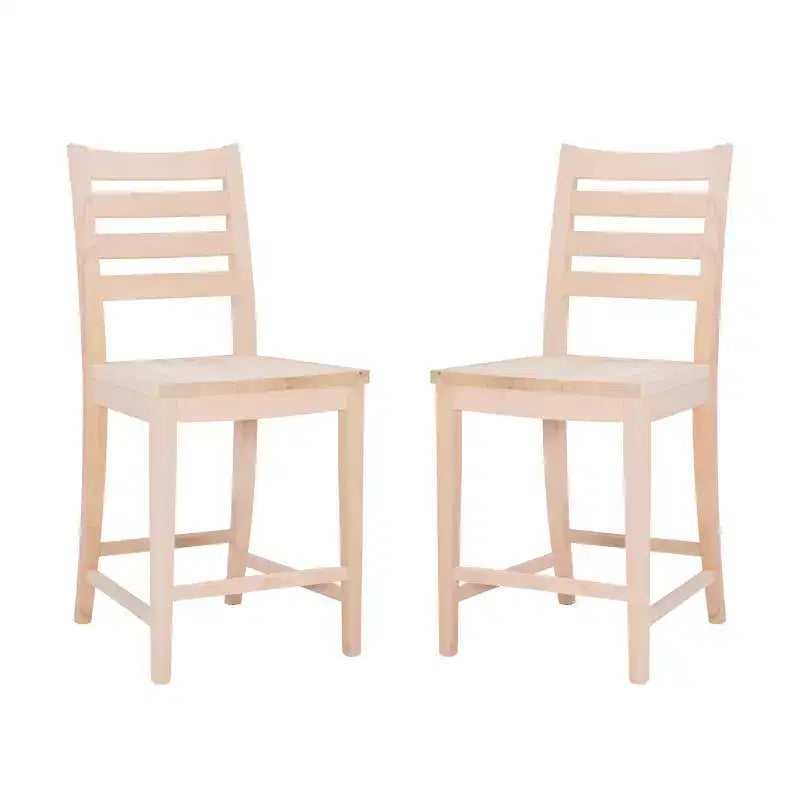 Lot de 2 tabourets de bar hauteur comptoir Flynn - Linon