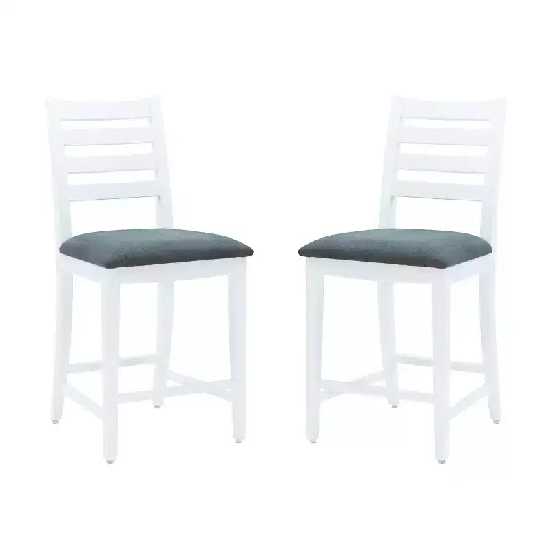 Lot de 2 tabourets de bar hauteur comptoir Flynn - Linon