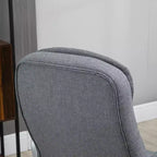 Chaise de bureau Vinsetto à dossier haut, fauteuil de direction ergonomique pour ordinateur avec hauteur réglable, rembourrage épais pour la tête et accoudoirs - Gris