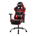 Chaise de jeu 24/7 Shop At Home Finn Racing avec oreiller et repose-jambes réglables