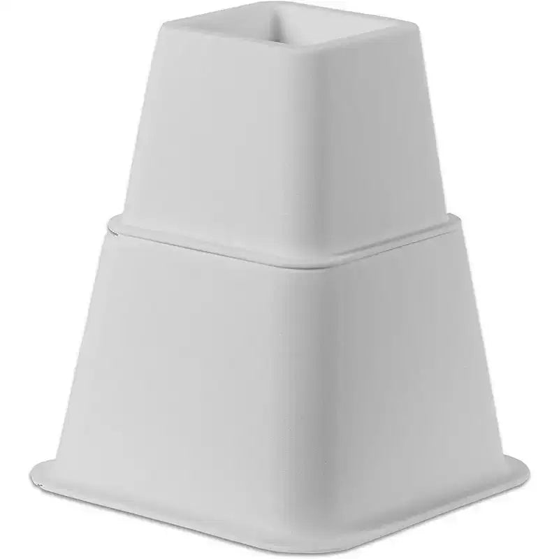 Pieds de lit réglables – Rehausseurs de meubles robustes lot de 4, hauteurs de 8, 5 ou 3 pouces pour rehausseurs de table, rehausseurs de cadre de lit en blanc Homeitusa