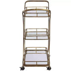 Chariot de service Stassi Uttermost 33, en or vieilli