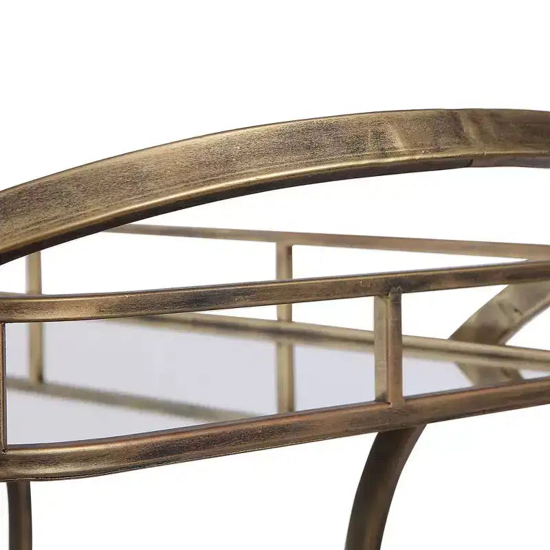 Chariot de service Stassi Uttermost 33, en or vieilli
