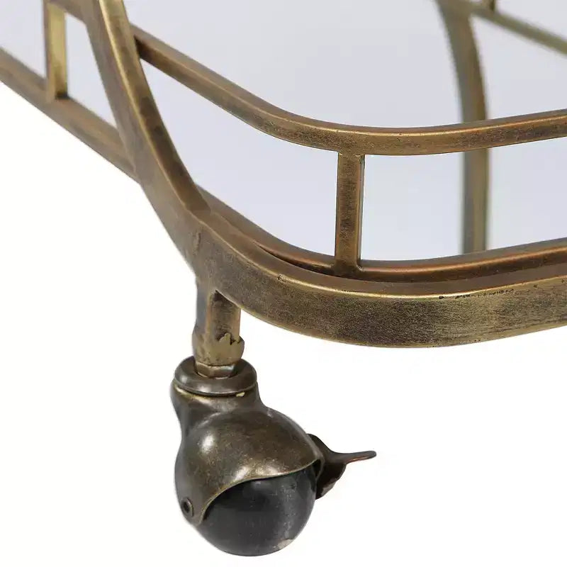 Chariot de service Stassi Uttermost 33, en or vieilli