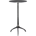Uttermost Modern Nickel Cast Aluminum Round Accent Table 14 Wide Silver Tripod Legs Living Room Bedroom Bedside Entryway House