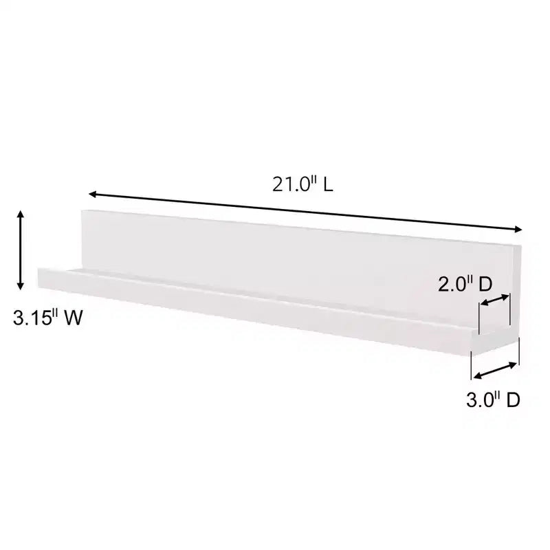 Corniche murale Command avec 10 languettes de fixation