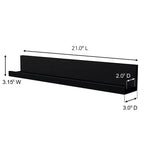 Corniche murale Command avec 10 languettes de fixation
