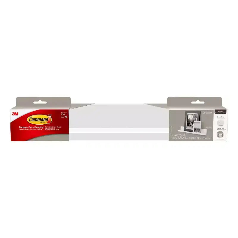 Corniche murale Command avec 10 languettes de fixation