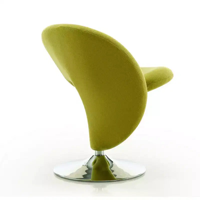 Fauteuil pivotant en mélange de laine bouclée - Manhattan Comfort