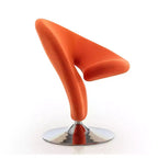 Fauteuil pivotant en mélange de laine bouclée - Manhattan Comfort