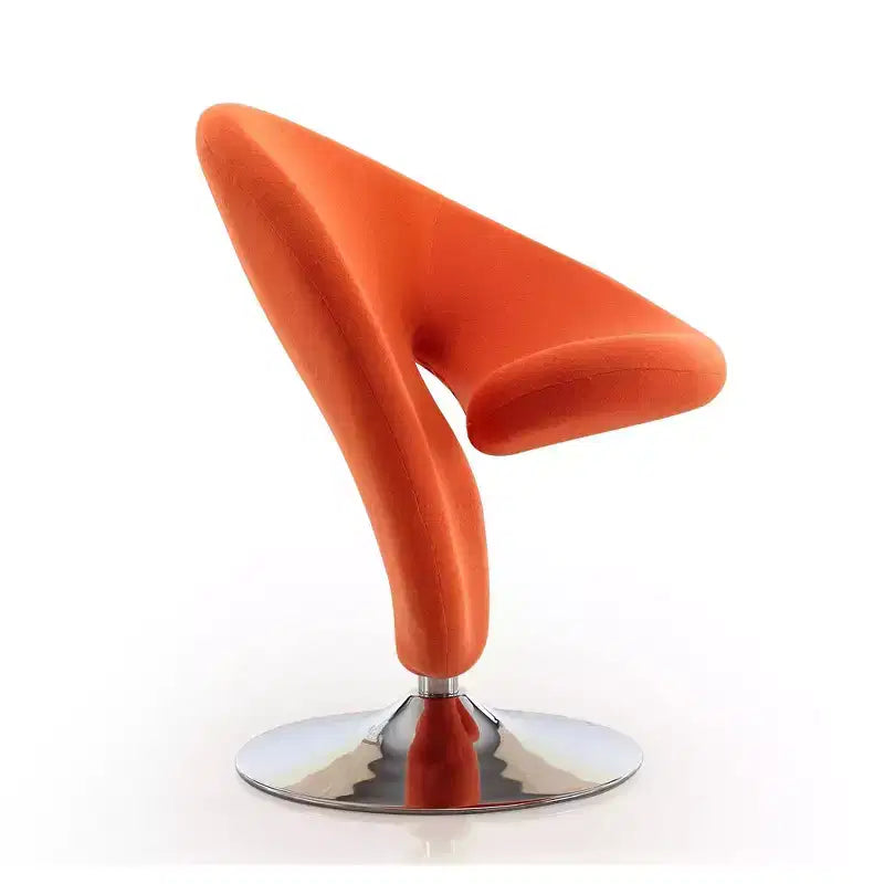Fauteuil pivotant en mélange de laine bouclée - Manhattan Comfort