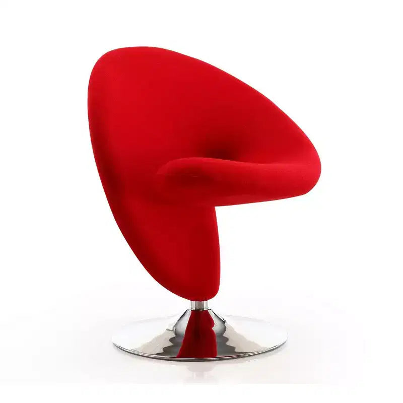 Fauteuil pivotant en mélange de laine bouclée - Manhattan Comfort