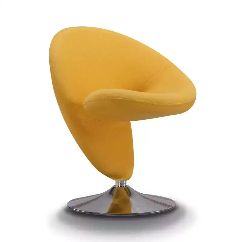 Fauteuil pivotant en mélange de laine bouclée - Manhattan Comfort