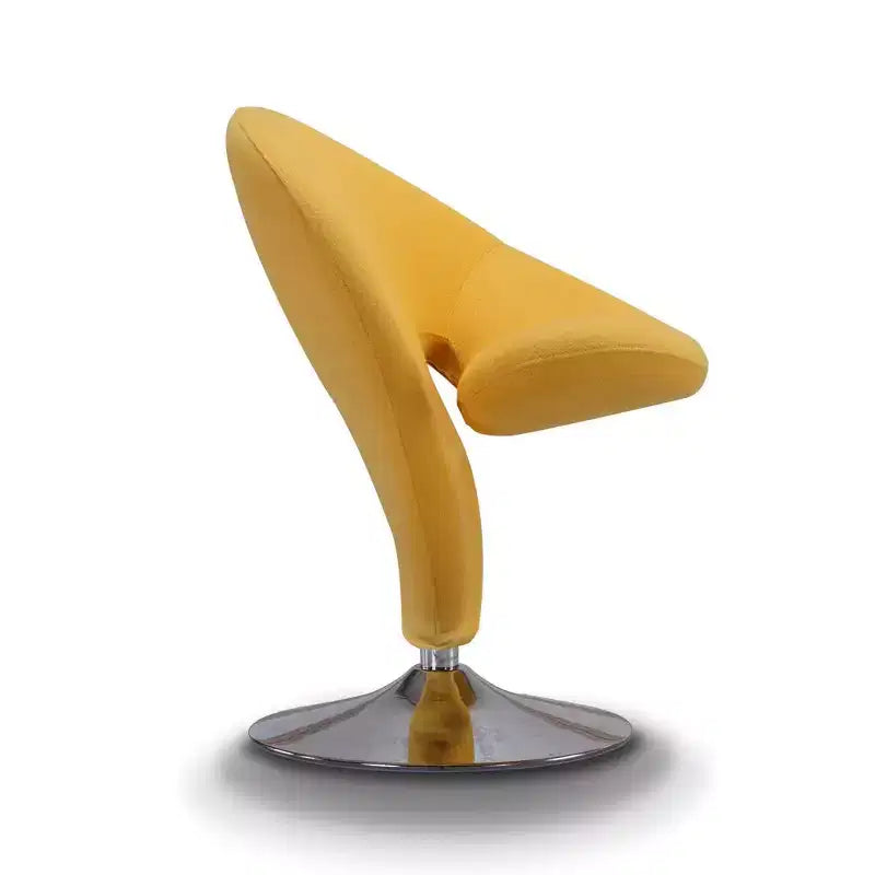 Fauteuil pivotant en mélange de laine bouclée - Manhattan Comfort