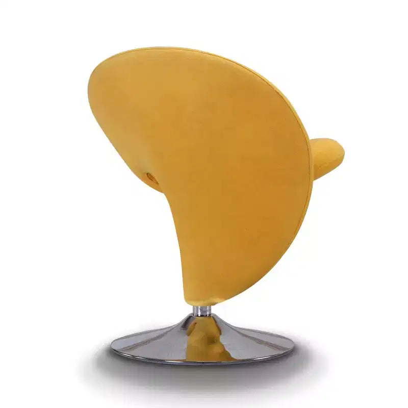 Fauteuil pivotant en mélange de laine bouclée - Manhattan Comfort