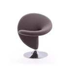 Fauteuil pivotant en mélange de laine bouclée - Manhattan Comfort
