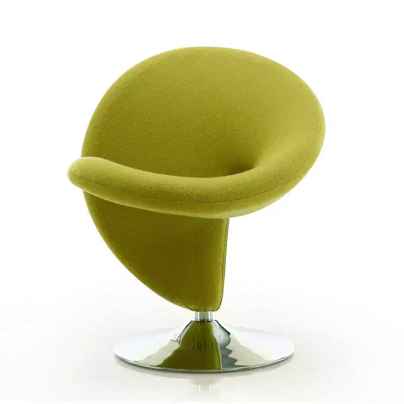 Fauteuil pivotant en mélange de laine bouclée - Manhattan Comfort