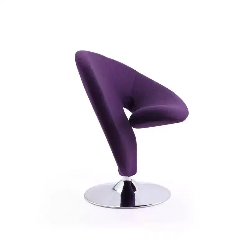 Fauteuil pivotant en mélange de laine bouclée - Manhattan Comfort