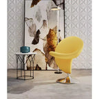 Fauteuil pivotant en mélange de laine bouclée - Manhattan Comfort