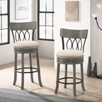 Lot de 2 tabourets de bar pivotants Darlowe de 61 cm - HOMES: Inside + Out