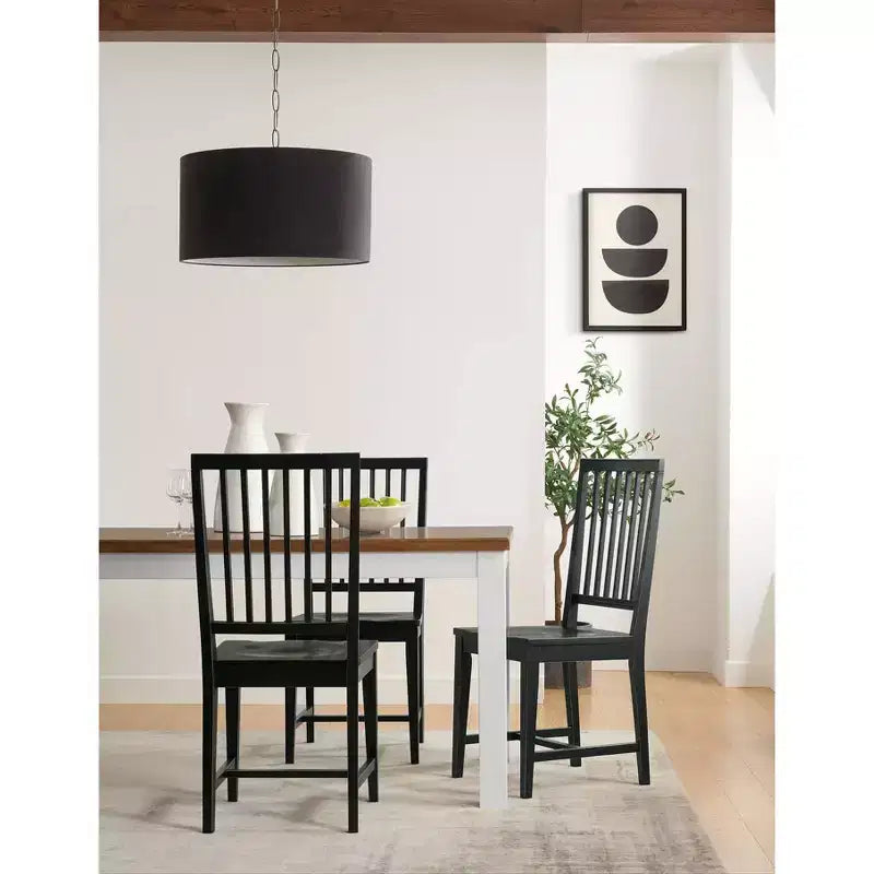 Lot de 2 chaises de salle à manger sans accoudoirs Vienna Wood - Alaterre Furniture