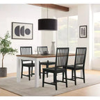Lot de 2 chaises de salle à manger sans accoudoirs Vienna Wood - Alaterre Furniture