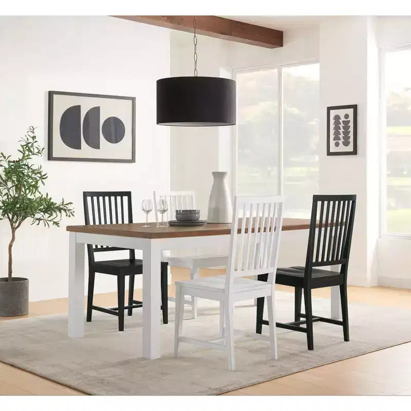 Lot de 2 chaises de salle à manger sans accoudoirs Vienna Wood - Alaterre Furniture