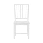 Lot de 2 chaises de salle à manger sans accoudoirs Vienna Wood - Alaterre Furniture