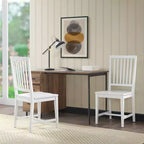 Lot de 2 chaises de salle à manger sans accoudoirs Vienna Wood - Alaterre Furniture