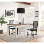 Lot de 2 chaises de salle à manger sans accoudoirs Vienna Wood - Alaterre Furniture