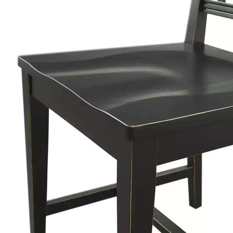 Lot de 2 chaises de salle à manger sans accoudoirs Vienna Wood - Alaterre Furniture