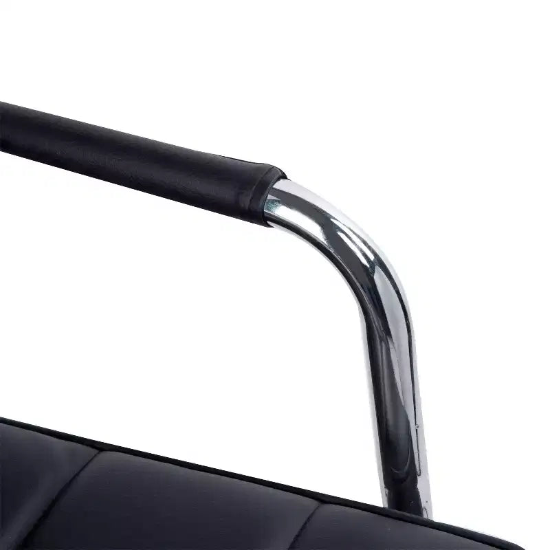 Chaise de bureau HOMCOM moderne en cuir PU rembourré, hauteur réglable, roulettes pivotantes à 360°