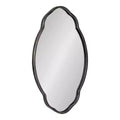 18 x 30 Magritte Scalloped Oval Decorative Wall Mirror - Kate & Laurel All Things Decor