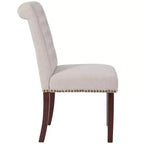 Chaise Parsons rembourrée Merrick Lane avec garniture cloutée